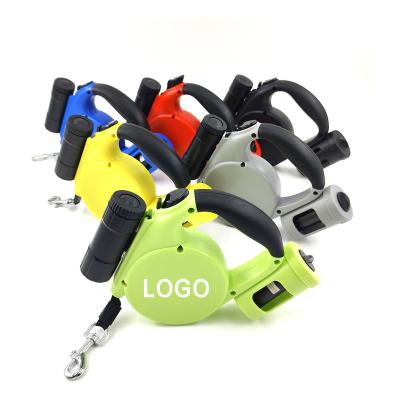 China New Customized 5m Retractable Pet Leashes For Auto Tractor With LED Light Source For Pets for sale