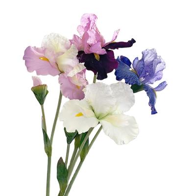 China Wedding Alice Iris Decorative Floral Bridal Silk Flower Photography Wedding Studio Photo Artificial Flower for sale