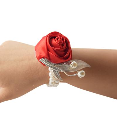 China Wedding Wedding Decoration Hot Selling Artificial Wrist Flower Bride Dress Gift for sale