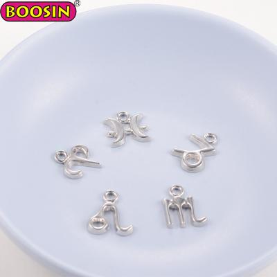 China Best Selling 12 Zodiac Star Symbol Metal Luck Charm ALLOY Personality Month Charm Set for sale