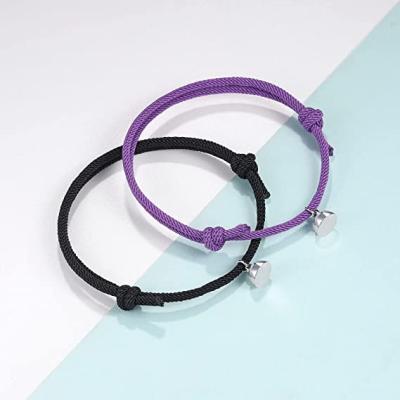 China CLASSIC Matching Couples Magnetic Bracelets Set For Women Men Friend Girlfriend Best Friends for sale