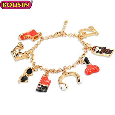 China Fashionable DIY Products Bangle Charm Handmade Pendant Bracelet For Women for sale