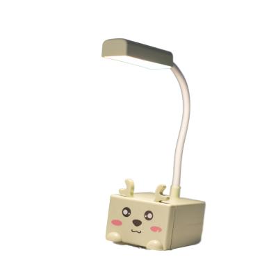 China Kids Room Kawaii Bedside Lamp Nordic Portable Led Animal Cartoon Deer Study Light Lamp For Student for sale