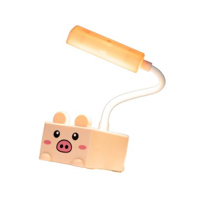 China Nordic Creative Cartoon Lamp Night Light Bear Eye-care Kids Led Reading Lamp Birthday Gift For Girls for sale