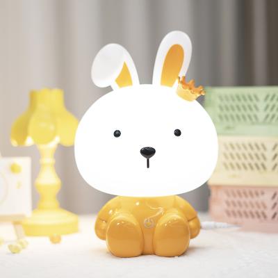 China Modern New Products 2021 Small Unique Cute Children's Toy Bedroom Night Light Novelty Bunny Shape Kids Led Lamp for sale