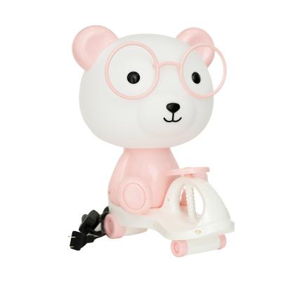 China Hot Selling Amazon Eco-friendly Baby Kids Bear Lamp Eco-friendly Cute Popular Cute Animal Night Lamp Eco-friendly Plastic Led Light For Kids for sale