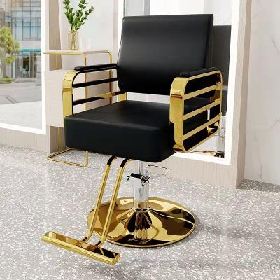 China Modern simple hair salon barber shop special chair can rotate barber chair for sale