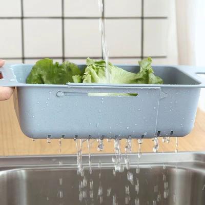 China Modern pop-up drain basket for washing vegetables and fruits. for sale