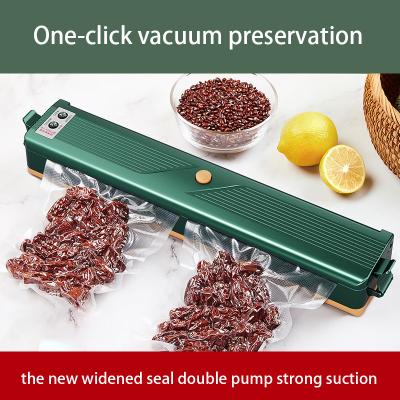 China Car Vacuum Sealer Machine Small Household Food Packaging Machine Household Food Squeeze Plastic Automatic Sealer Bag for sale