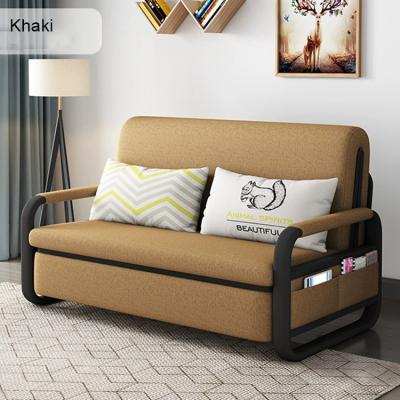 China (Others) Double - Purpose Family Multifunctional Double Small - Purpose Adjustable Sofa Bed Fabric Art Storage Sofa Beds for sale