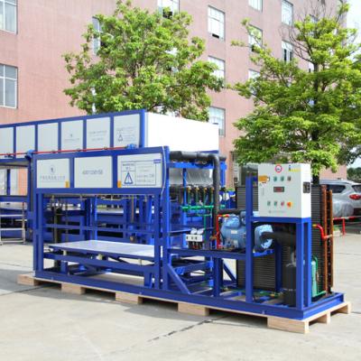 China Hotels Fresh-Keeping Freshwater Flake Ice Cube Ice Block Making Equipment Machine for sale