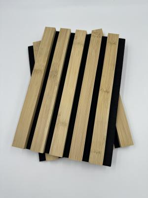 China Natural Bamboo Wood Akupanel Sound Absorption Interior Acoustic Wood Wall Panels for sale