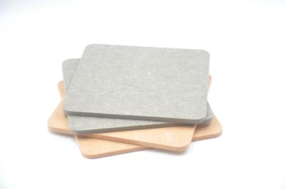 Cina Art PET Polyester Fibre Sound Absorbing Board Pannello acustico 1650gm 1800gm in vendita