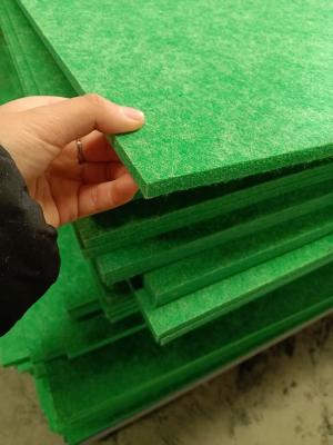 China 9mm Eco Friendly PET Polyester Fiber Acoustic Panel For Office Home Cinema Recording Room for sale