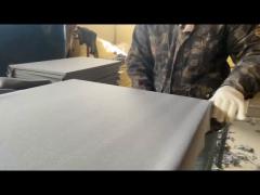 Fabric acoustic panel making