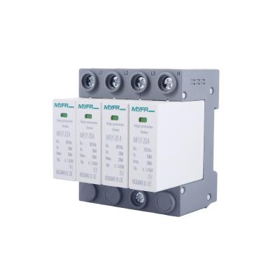 China MFLY-20A-4P surge protection device lightning and MFLY-20A-4P surge protection surge protector for sale