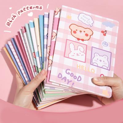 China Printed Low Price Promotion Students Going to School Must-have Notebook A5 B5 Soft Cover 80g Cartoon Student Notebook for sale