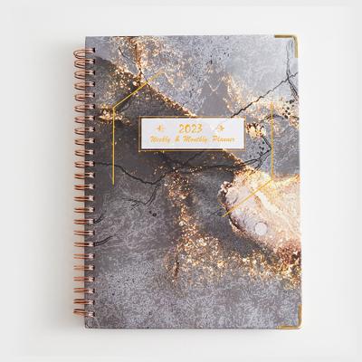 China Spiral Custom Printed Logo Pages Plain Planner Note Book A5 B5 Size Diary Spiral Notebook for sale