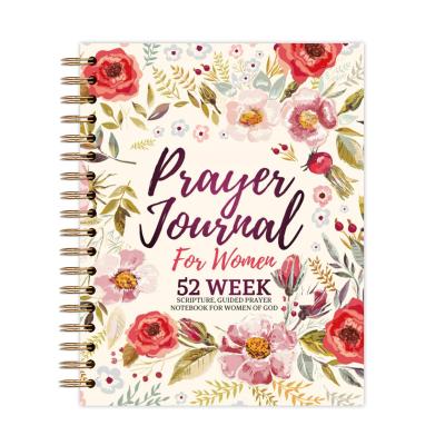 China Spiral Wholesale Custom Design Printing Spiral Christian Book Spiritual Manifestation Prayer Notebook Journal for sale