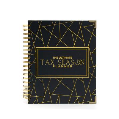 China Spiral 2023 Wholesale Custom Printing Logo Spiral Journal Monthly Daily Budget Planner Notebook for sale