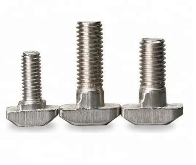 China Cheese Stainless Steel Fasteners Customized Square Head T- Bolt for sale