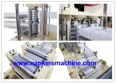 China Jumbo Roll  Napkin Embossing Machine , 3000 pieces / Min Tissue Paper Production Machine for sale