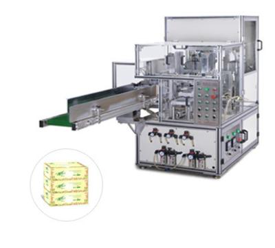 China High Capacity Automatic Facial Tissue Box Packing Machine For Full Line for sale