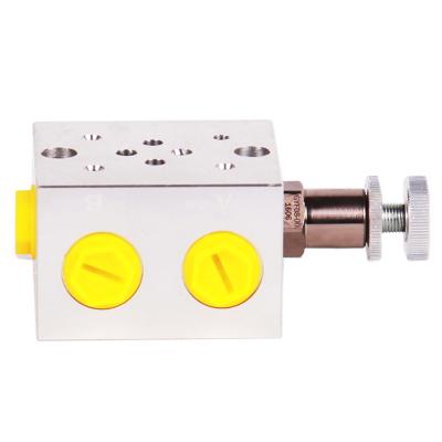 China LL12-215 Custom Aluminum Hydraulic Block Pressure Regulating Manifold Valve Manifold Block for sale