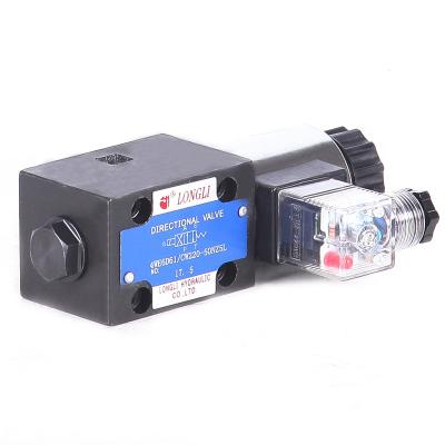 China 4WE6 Series Hydraulic Directional Control Valve 12v/24v/36v Head Rexroth Solenoid Valve Single Casting Type for sale