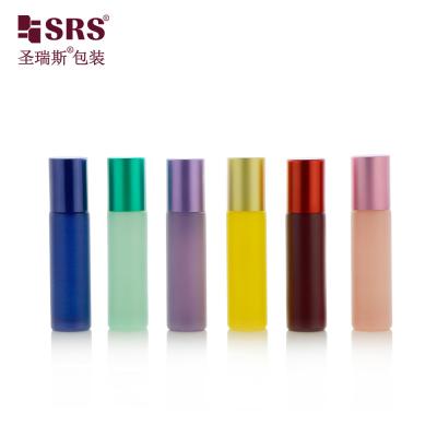 China Glass Roll on Bottle with Metal Ball Leak Proof Design Color Customization Available for sale