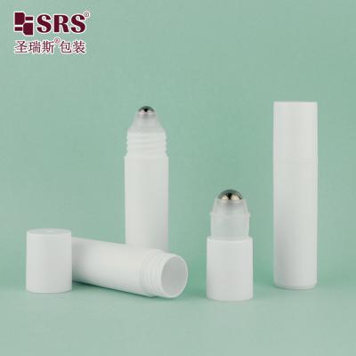 China 20ml White Plastic Roll On Bottle RPP Series For Essential Oils for sale