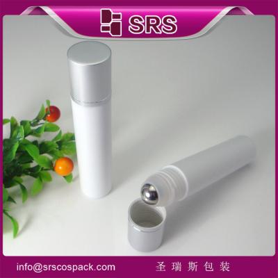 China SRS White Eye Gel Empty Roller Bottle 1/3oz 10ml for Eye Cream Eye Essence for sale