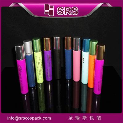 China manufacturer 8ml empty plastic roll on bottles for essential oils for sale