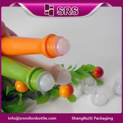 China manufacturer empty plastic eye cream bottle with PP ball and PP cap for sale