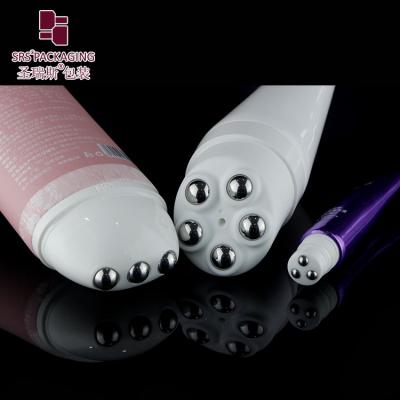 China Pink Labelled Plastic 3 Ball Roller Applicator Tube D50mm With On Off System for sale