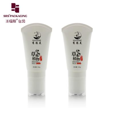 China White Squeezable Cosmetic Plastic Tube D50mm Silkscreen Printing For Foot Care for sale