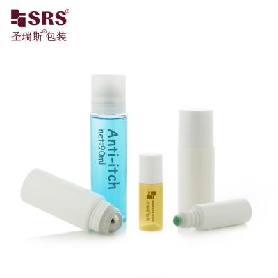 China PET30-90ML Transparent Plastic PET Roll On Bottle With 304 SUS Ball à venda