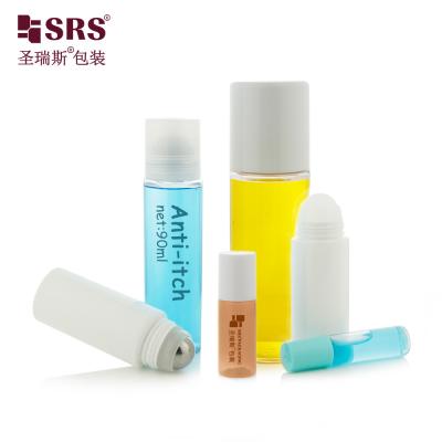 China Soothing Gel Plastic Roller Bottle 15ml 20ml 60ml 90ml 3oz With Gemstone Ball à venda