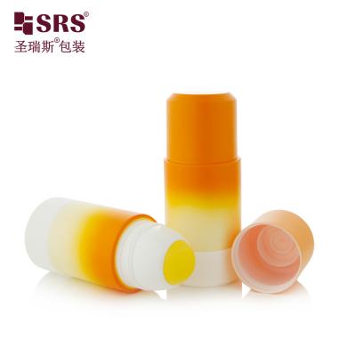 China RPPE-75ml Customize Colors And Sizes Refillable Roll On Bottle For Essential Oils PP / PCR Plastic Material Direct Sale SRS Packaging for sale