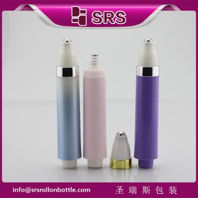 China SRS luxury 10ml plastic empty airless roll on bottle for eye cream for sale