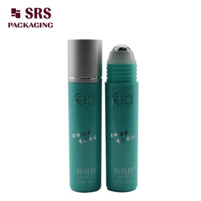 China SRS high quality cosmetic empty 35ml plastic deodorant roller ball bottle for sale