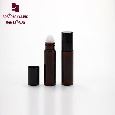 China Amber Glass Inner Seal PET Roll On Bottle 10ML for Pharmaceutical Anti Itch Perfume for sale