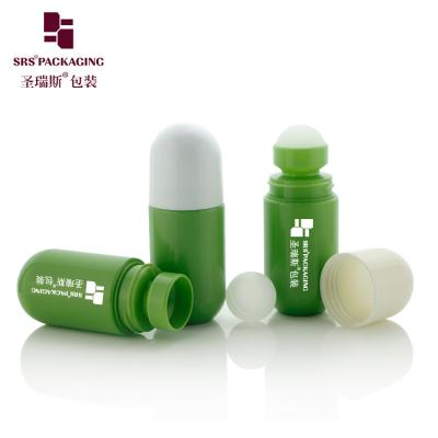 China RPPA-50ml Empty Plastic Deodorant Roller Bottle 50ml Round Bottom For Liquid for sale