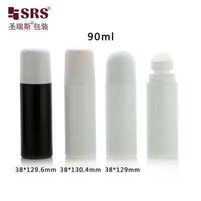 China Plastic Deodorant Roll On Bottle 90ML 3oz For Mosquito Repellent Liquid for sale