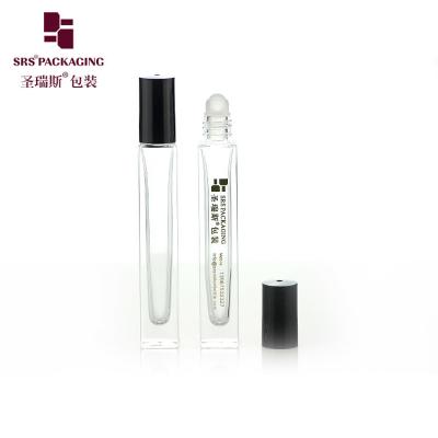 China GB2-10ml Glass Empty Perfume Roller Bottle No Leakage With Plastic Screw Cap for sale