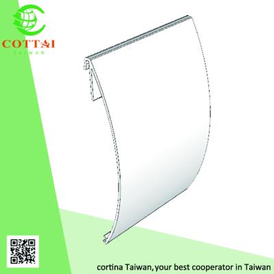 China Hotel/House/Project COTTAI - Roller Zebra Cassette Blind Components Manufacture Taiwan - Fascia for sale