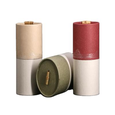 China Recyclable Green Grace Genuine Paper Lunch Tube Packaging Recycled Kraft Round Paper Tube for sale