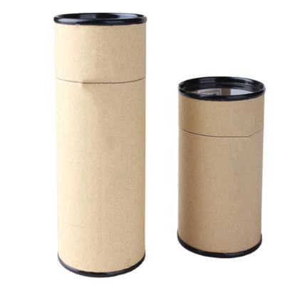 China Recyclable Green Good Quality Round Tube Cylinder Wrapping Gift Paper Packaging Paper Tube for sale