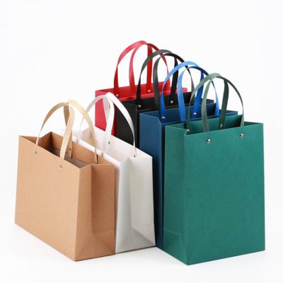 China Grace Wholesale Custom Logo High Quality Recyclable Green Cheapest Luxury Paper Bags for sale