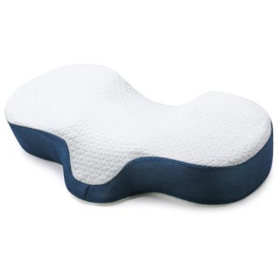 China COOLING GEL MEMORY FOAM Contour Wedge Ergonomic Cervical Orthopedic Massage Memory Foam Pillow for sale